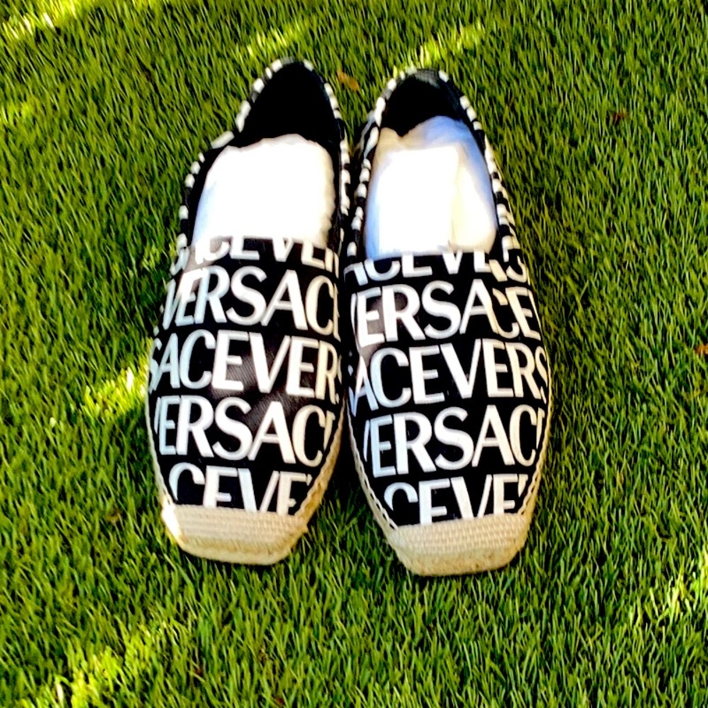 Versace Men’s Printed Espadrille